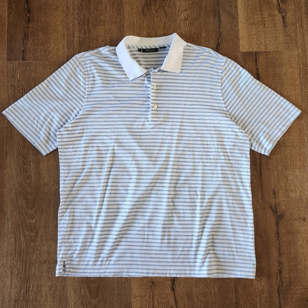 Bobby Jones Striped Golf Polo XL Gorpcore Athleisure Casual Sporty Outdoors